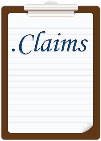 .CLAIMS domain names