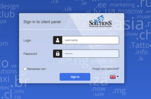 login panel web-solutions